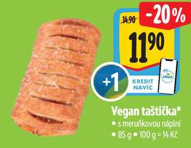 Vegan taštička, 85 g