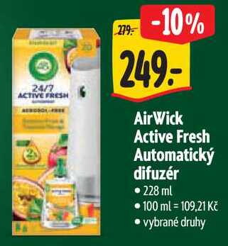AirWick Active Fresh Automatický difuzér, 228 ml Albert