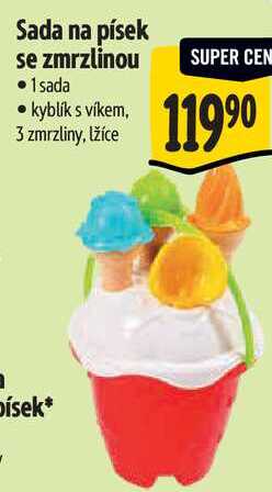 Sada na písek se zmrzlinou