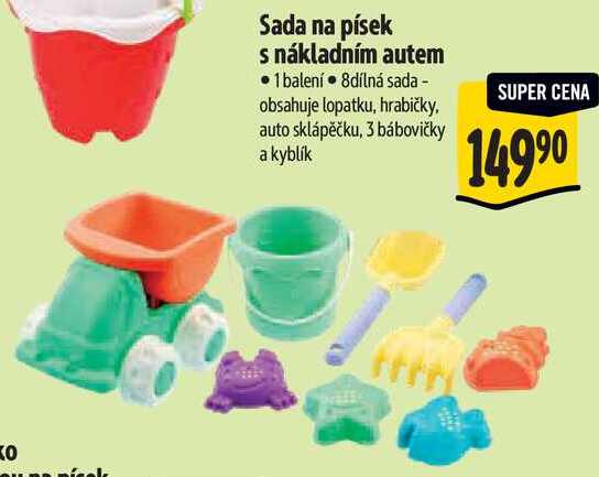 Sada na písek s nákladním autem Albert