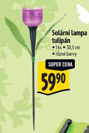 Solární lampa tulipán