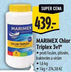 MARIMEX Chlor Triplex 3v1, 1,6 kg Albert