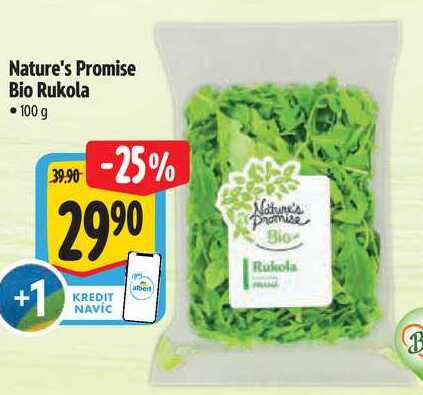 Nature's Promise Bio Rukola, 100 g