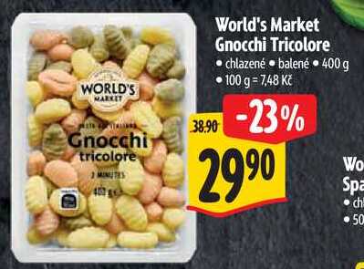 World's Market Gnocchi Tricolore, 400 g