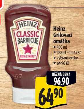 Heinz Grilovací omáčka, 400 ml