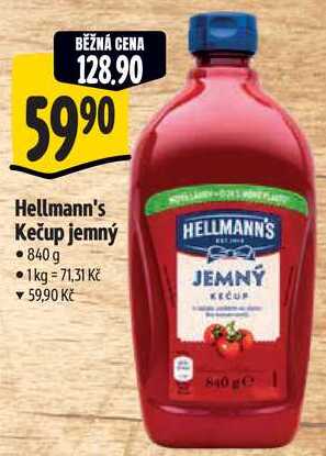 Hellmann's Kečup jemný, 840 g
