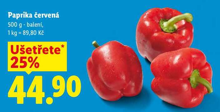 Paprika červená, 500 g 