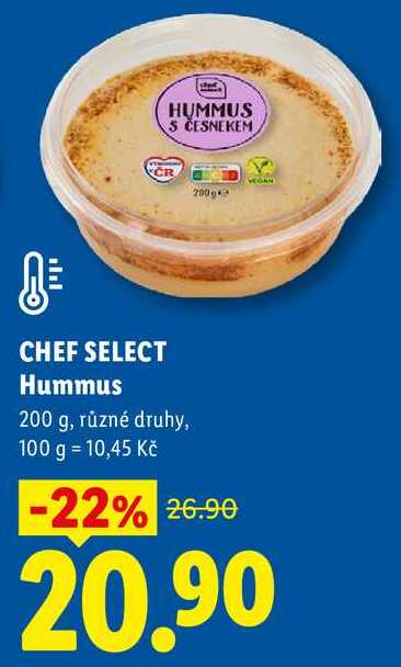 CHEF SELECT Hummus, 200 g