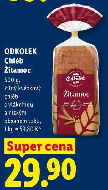 ODKOLEK Chléb Žitamoc, 500 g
