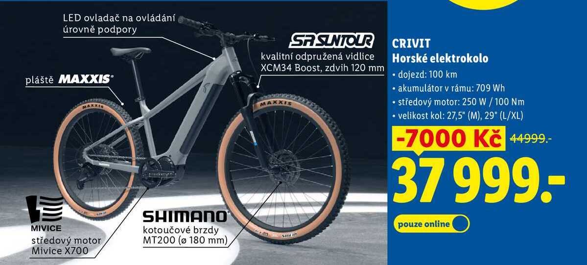 CRIVIT Horské elektrokolo