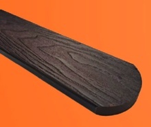 GUTTA WPC PLOTOVKA GUTTAFENCE 3D OBLÁ TMAVĚ HNĚDÁ (RAL8019)