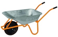 OBI ZAHRADNÍ KOLEČKO BASIS 85 L 134 X 62 X 57 CM