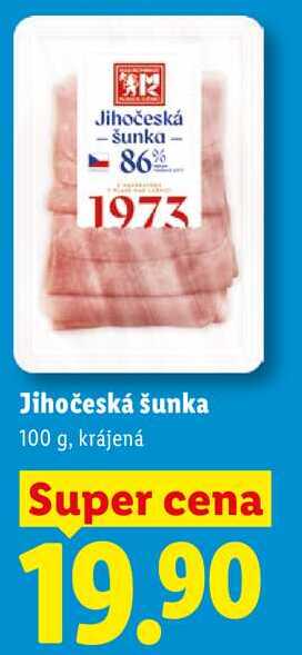 Jihočeská šunka, 100 g