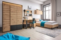 7: Pokoj pro mládež - závěsná skříňka