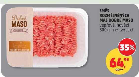 SMĚS ROZMĚLNĚNÝCH MAS DOBRÉ MASO, 500 g
