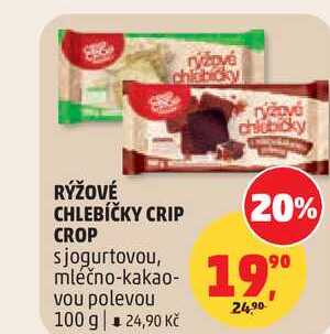 RÝŽOVÉ CHLEBÍČKY CRIP CROP, 100 g
