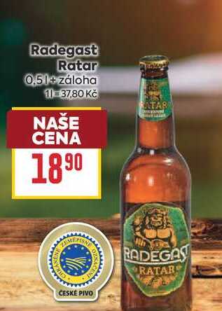 Radegast Ratar 0,5l