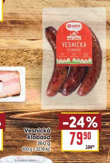 Vesnická klobása 360 g