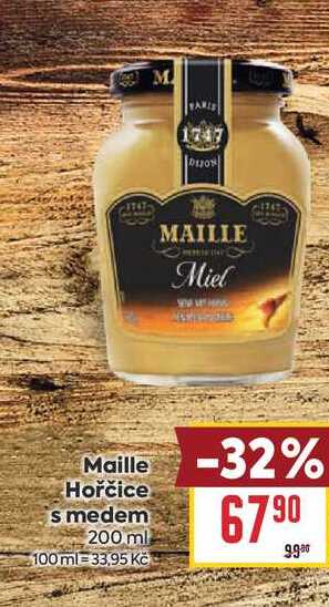 Maille Hořčice s medem 200 ml