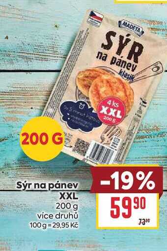 Sýr na pánev XXL 200 g 