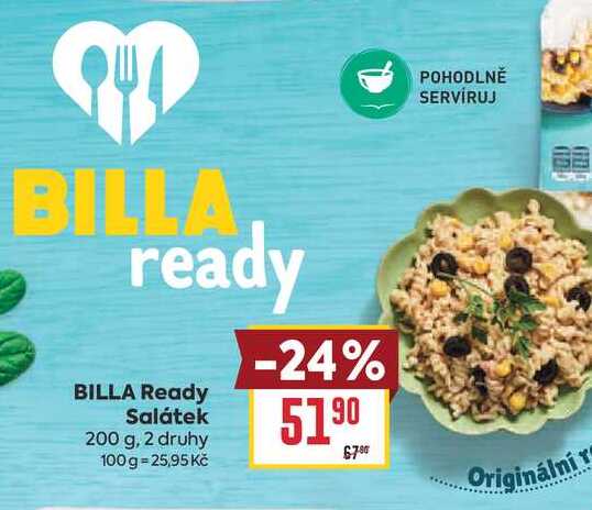 BILLA Ready Salátek 200 g
