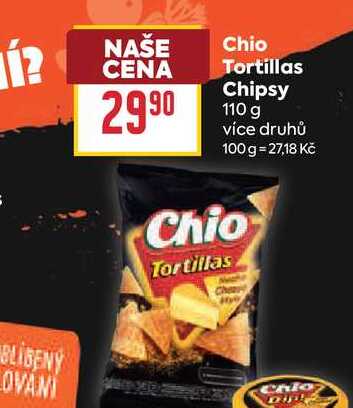 Chio Tortillas Chipsy 110g