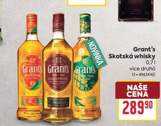Grant's Skotská whisky 0,7l