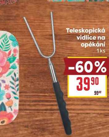 Teleskopická vidlice na opékání 1ks BILLA