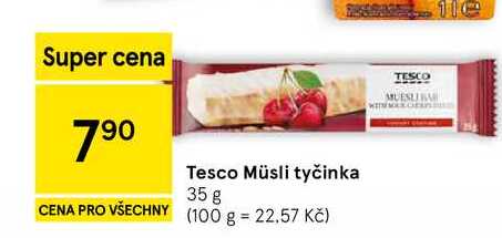 Tesco Müsli tyčinka, 35 g 