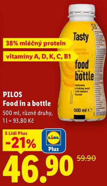 PILOS Food in a bottle, 500 ml