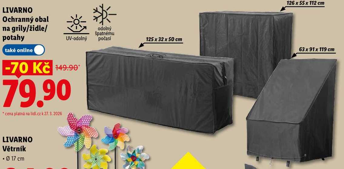 LIVARNO Ochranný obal na grily/židle/potahy