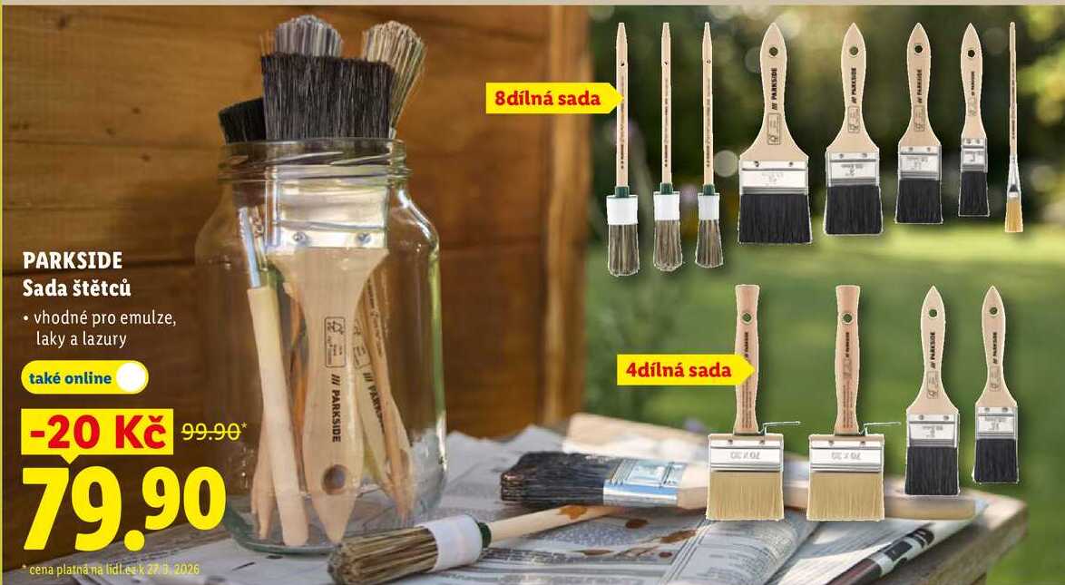 PARKSIDE Sada štětců 