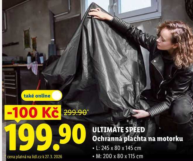 ULTIMATE SPEED Ochranná plachta na motorku
