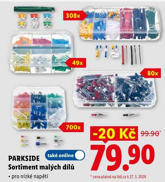 PARKSIDE Sortiment malých dílů 