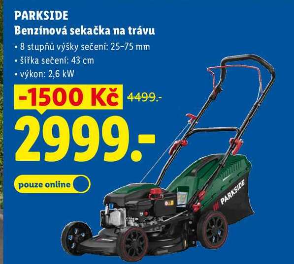 PARKSIDE Benzínová sekačka na trávu 
