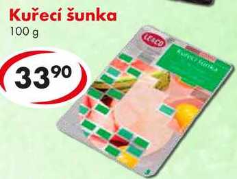 Kuřecí šunka, 100 g 