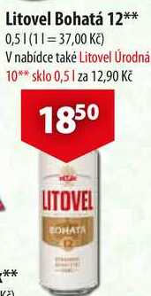 Litovel Bohatá 12, 0,5 l 
