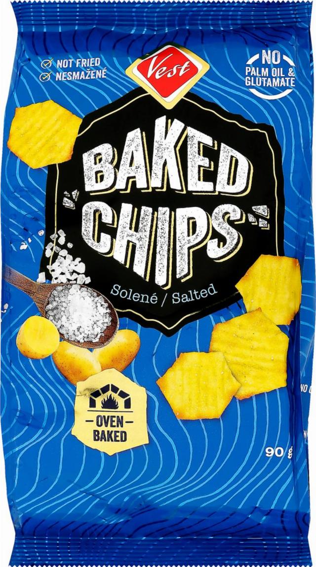 Vest Pečený bramborový snack S příchutí sůl