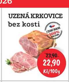 UZENÁ KRKOVICE bez kosti 100g 