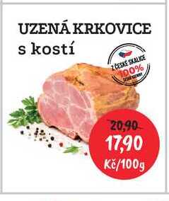 UZENÁ KRKOVICE s kostí 100g 