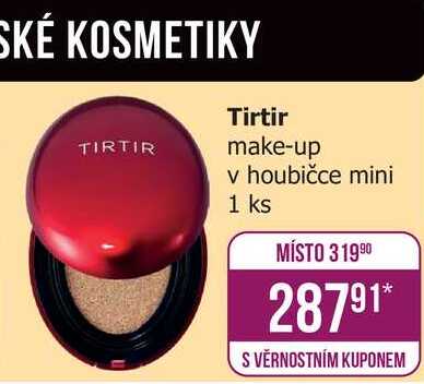 Tirtir make-up v houbičce mini 1 ks Teta drogerie