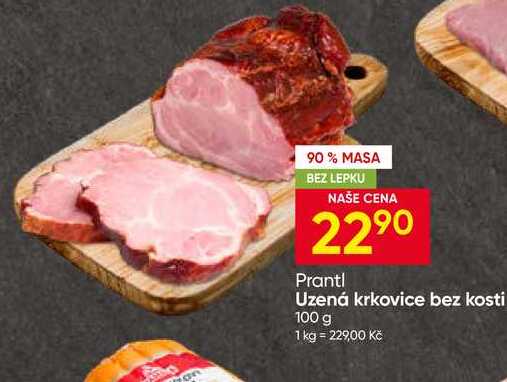 Prantl Uzená krkovice bez kosti 100 g 