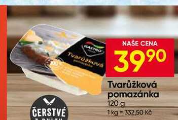 Hruška Tvarůžková pomazánka 120 g 