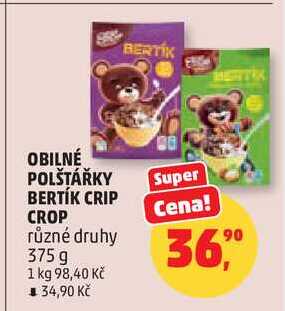 OBILNÉ POLŠTÁŘKY BERTÍK CRIP CROP, 375 g