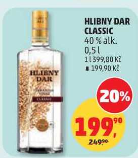 HLIBNY DAR CLASSIC, 0,5 l