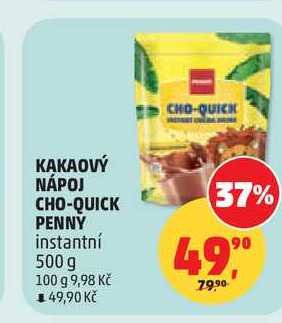 KAKAOVÝ NÁPOJ CHO-QUICK PENNY, 500 g 