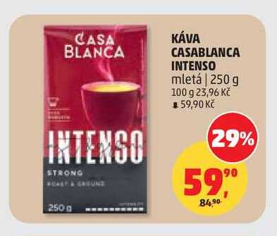 KÁVA CASABLANCA INTENSO, 250 g
