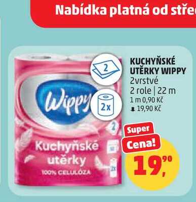 KUCHYŇSKÉ UTĚRKY WIPPY, 2 role Penny Market