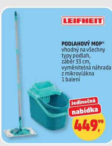 LEIFHEIT PODLAHOVÝ MOP, 1 balení