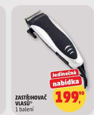 ZASTŘIHOVAČ VLASŮ, 1 balení